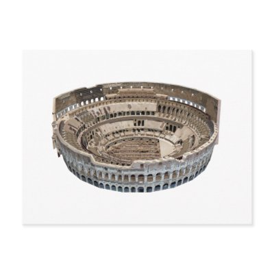 The Colosseum of Rome: 3D Model: Postcards by spiritswitchboard