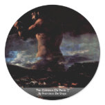 The Colossus (Or Panic ")" By Francisco De Goya stickers