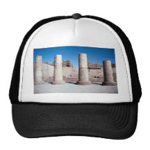 The columns in the courtyard, Kom Ombo Temple, Egy Hats