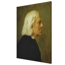 The Composer Franz Liszt , 1884 Gallery Wrapped Canvas