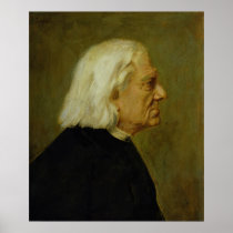 The Composer Franz Liszt , 1884 Posters