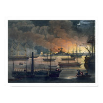 The Conflagration of Dalla on the Rangoon River, p posters