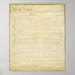 The Constitution of the United States of America posters