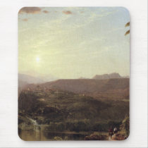 The Cordilleras Sunrise by Frederick Edwin Church mousepads