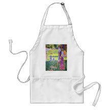 The Couple by Georges Seurat, Vintage Pointillism Apron