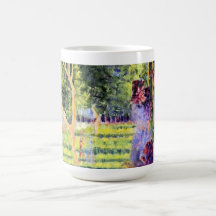 The Couple by Georges Seurat, Vintage Pointillism Coffee Mugs