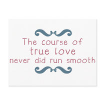 The Course of True Love Postcard