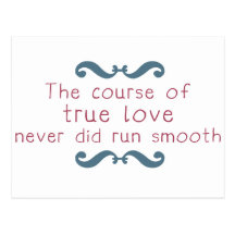 The Course of True Love Postcard