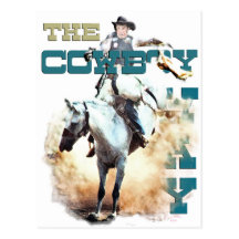 The Cowboy Way -rodeo gifts & tees Post Cards