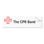 The CPR Band Bumber Sticker bumper stickers