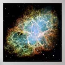 The Crab Nebula. Poster