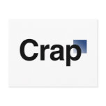 The Crap Logo Postcards