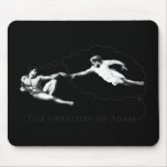 The Creation of Adam (god) mousepads