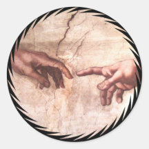 THE CREATION OF ADAM- -STICKER