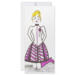The Creepy Blonde rack cards