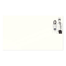 The Creepy Wedding business card