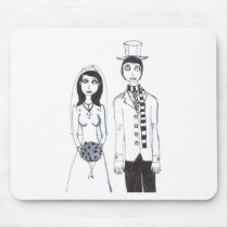The Creepy Wedding Mousepad