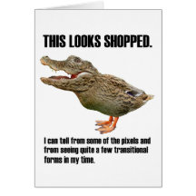 The Crocoduck Deception Greeting Card