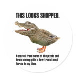 The Crocoduck Deception stickers