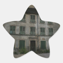 The crooked house, Basel, Switzerland Star Stickers