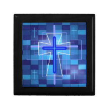The Cross on ceramic tiles. Gift Box