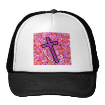 The Cross, the Hearts, the Reds,and the Pinks..... Mesh Hats