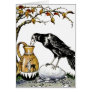The Crow and the Pitcher Card