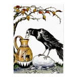The Crow and the Pitcher Profile Card business cards