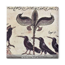 The Crow King And His Council By Arabischer Maler Magnet