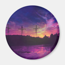 The Crucifixion of Jesus Christ Fridge Magnet