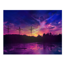 The Crucifixion of Jesus Christ on the Cross Post Card