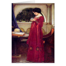 The Crystal Ball, J.W. Waterhouse, 1902 Card