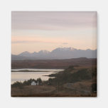 The Cuillin Mountains At Isle Of Skye In Scotland. Magnet