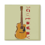 The Cutaway Acoustic Guitar Fridge Magnets