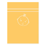 the cutest little baby face post cards