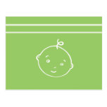 the cutest little baby face postcard