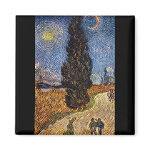 The Cypress Road by Vincent Willem van Gogh