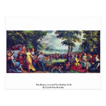 The Dance Around The Golden Calf Post Card