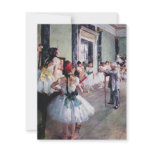 The Dance Class by Edgar Degas invitations