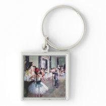 The Dance Class by Edgar Degas Key Chain