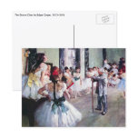 The Dance Class by Edgar Degas postcards