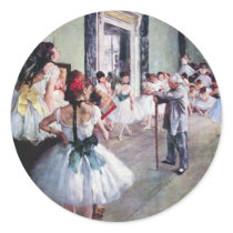The Dance Class by Edgar Degas Sticker