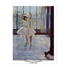 The Dancer At The Photographer By Edgar Degas Post Card