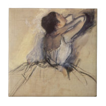 The Dancer by Edgar Degas Ceramic Tiles