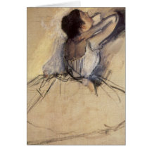 The Dancer by Edgar Degas, Vintage Ballet Cards
