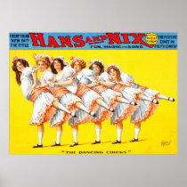 The Dancing Chicks, Hans and Nix Poster
