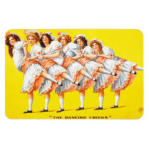 The Dancing Chicks, Premium Magnet
