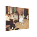 The Dancing Class by Edgar Degas, Vintage Ballet Gallery Wrapped Canvas