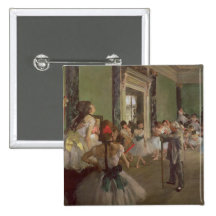 The Dancing Class, c.1873-76 Pinback Buttons