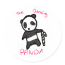 The Dancing Panda CandyCane Stickers